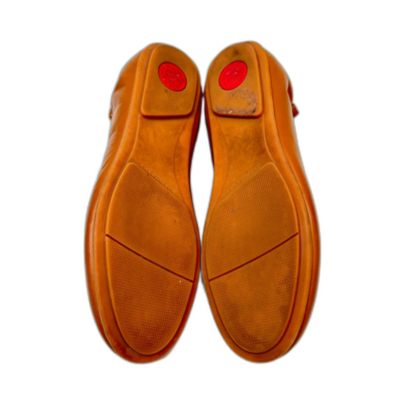 FitFlop Allegro Slip OnToning Loafer Flat Brown Leather Shoe Women's Size 8.5 - Picture 7 of 7